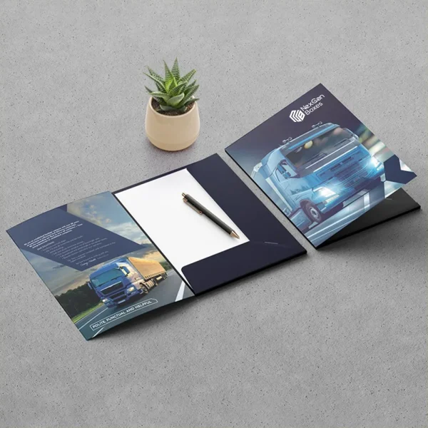Custom 9×12 Presentation Folders