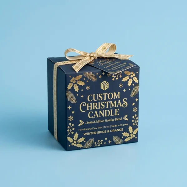 Custom Christmas Candle Boxes
