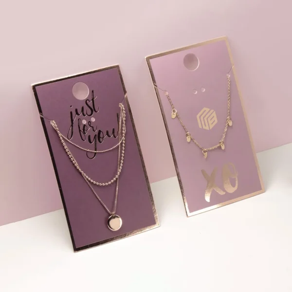 Custom Necklace Cards