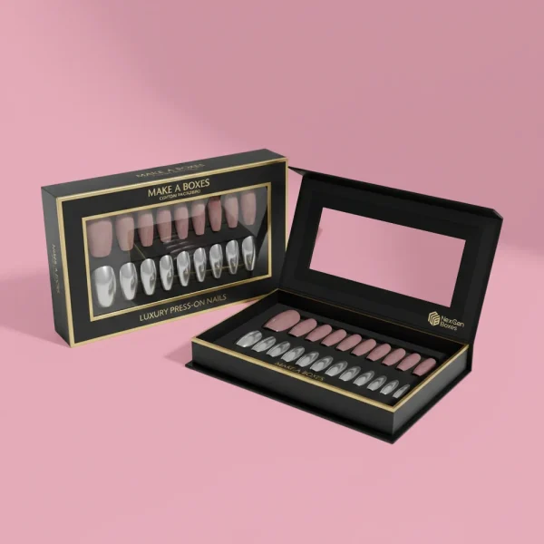 Custom Press On Nail Packaging Boxes