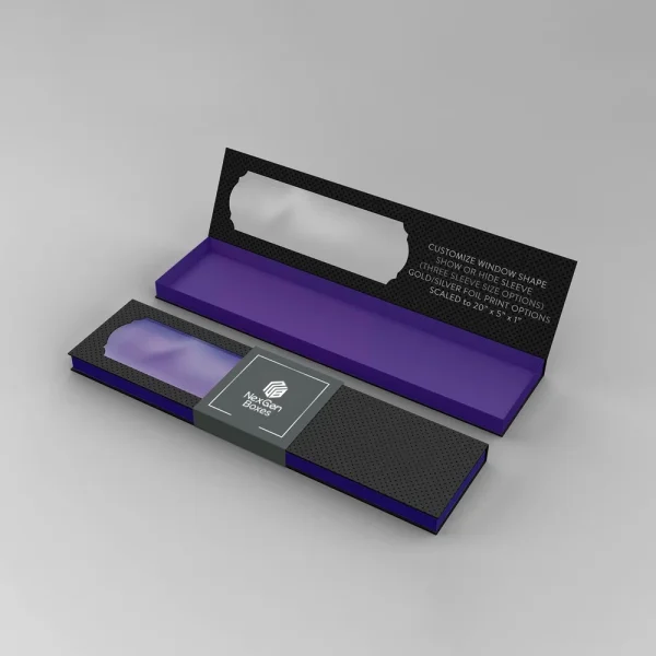 Rigid Gift Boxes with Partial Cover