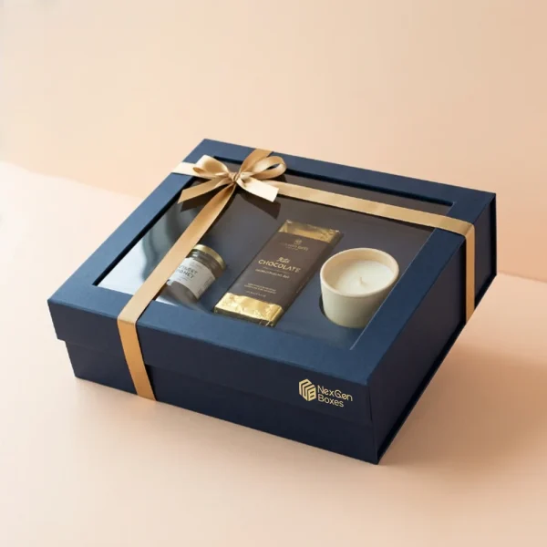 Rigid Gift Boxes with Partial Cover