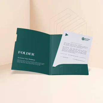Custom A3 Presentation Folders