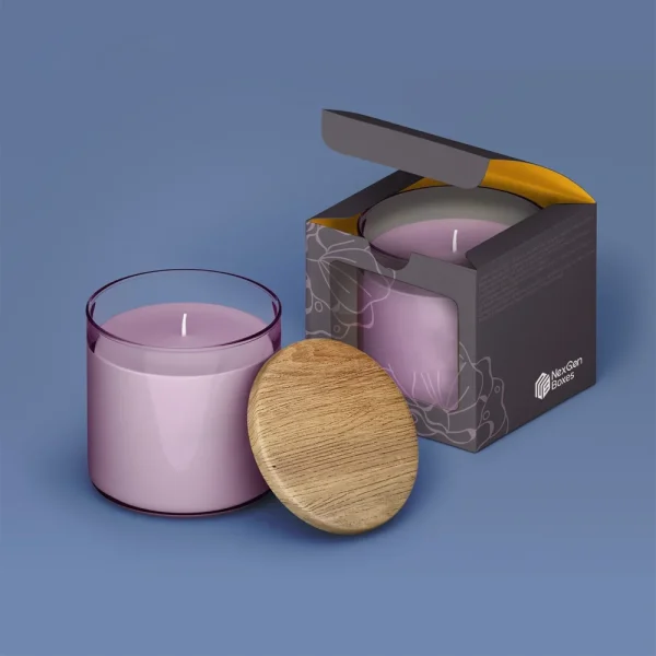 Custom Candle Boxes With Window