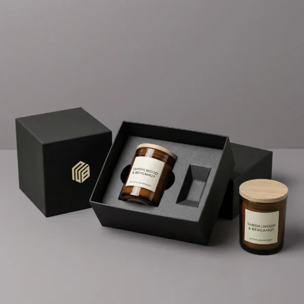 Candle Packaging with Inserts