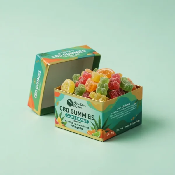 CBD Gummy Packaging Boxes