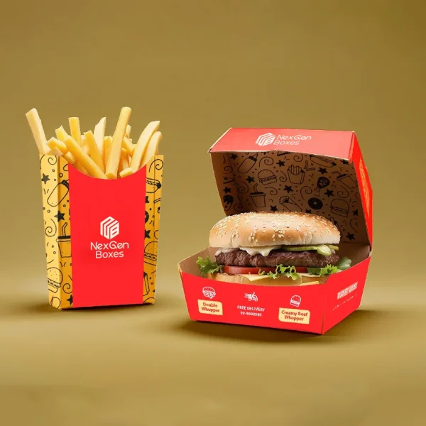 Custom Hamburger Packaging Boxes