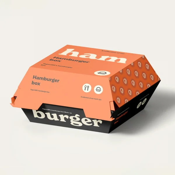 Custom Hamburger Packaging Boxes