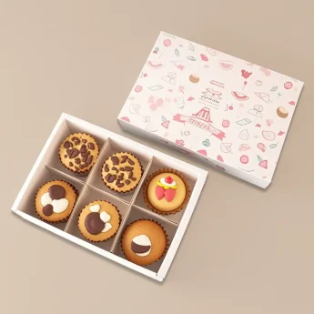 Custom White Cookie Boxes
