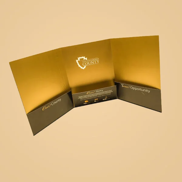 Custom Die Cut Folders
