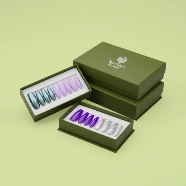 Custom Press On Nail Packaging Boxes