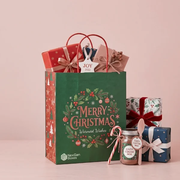 Printed Christmas Gift Bags