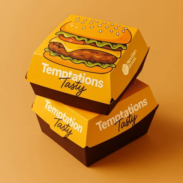 Printed Hamburger Boxes