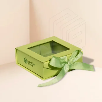 Rigid Gift Boxes with Partial Cover