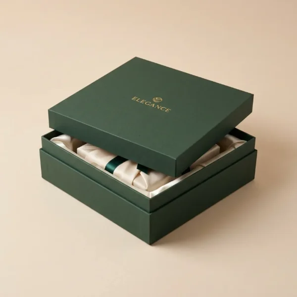 Rigid Gift Boxes with Partial Cover