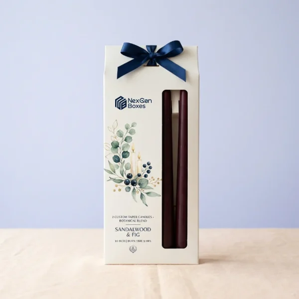 Custom Taper Candle Boxes