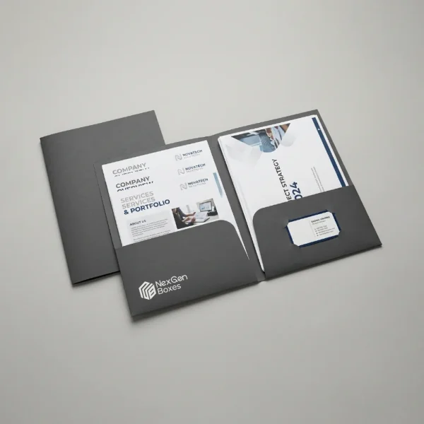 Custom Twin Pocket Presentation Folders