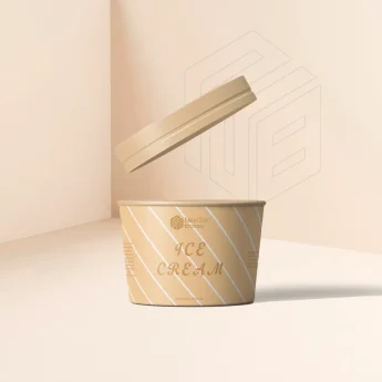 Ice Cream Cups and Lids