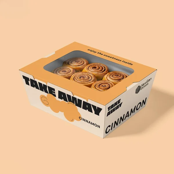 Cinnamon Roll Packaging Boxes