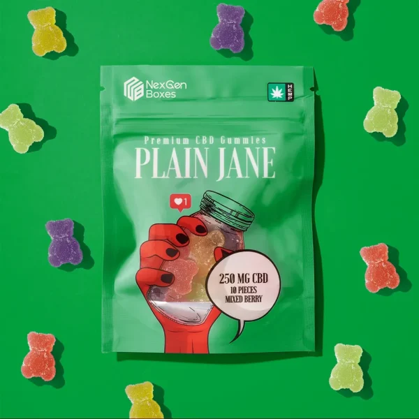 Custom CBD Gummy Mylar Bags