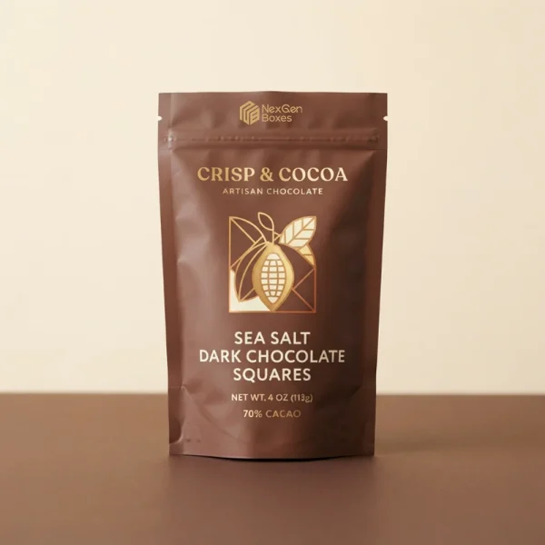 Custom Chocolate Mylar Bags
