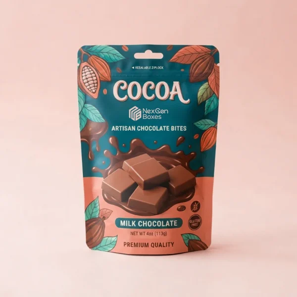 Custom Chocolate Mylar Bags