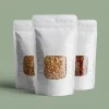 White Mylar Bags