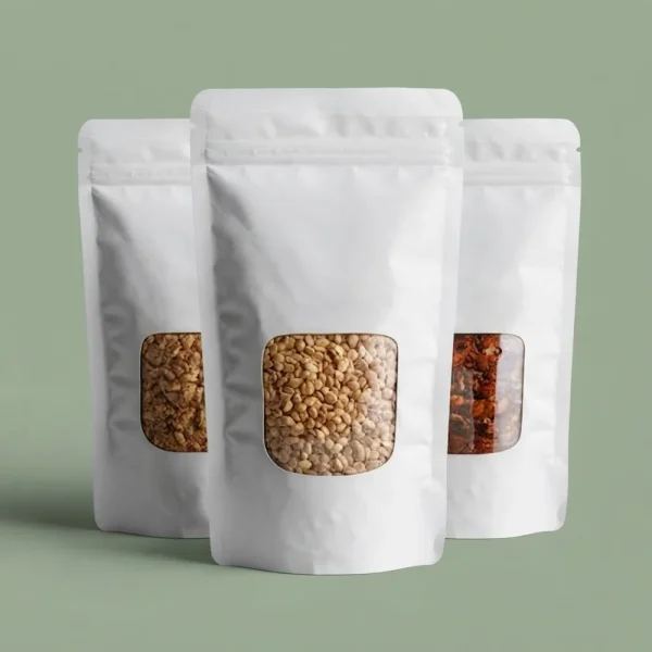 White Mylar Bags