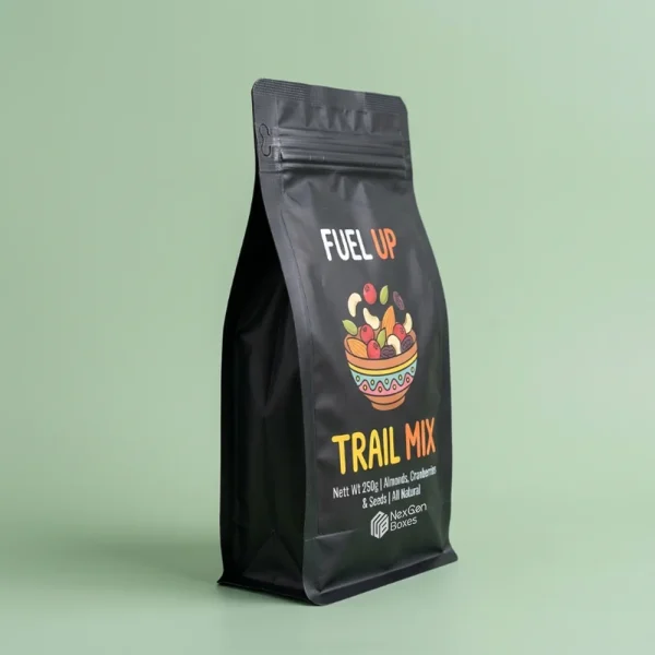 Custom Black Mylar Bags