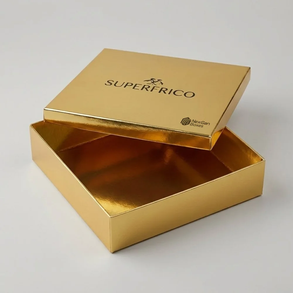 Custom Printed Gold Foil Boxe