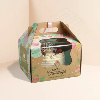 Custom Corrugated Cake Boxes
