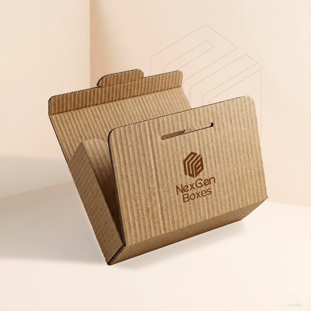 Corrugated gusset folder packaging