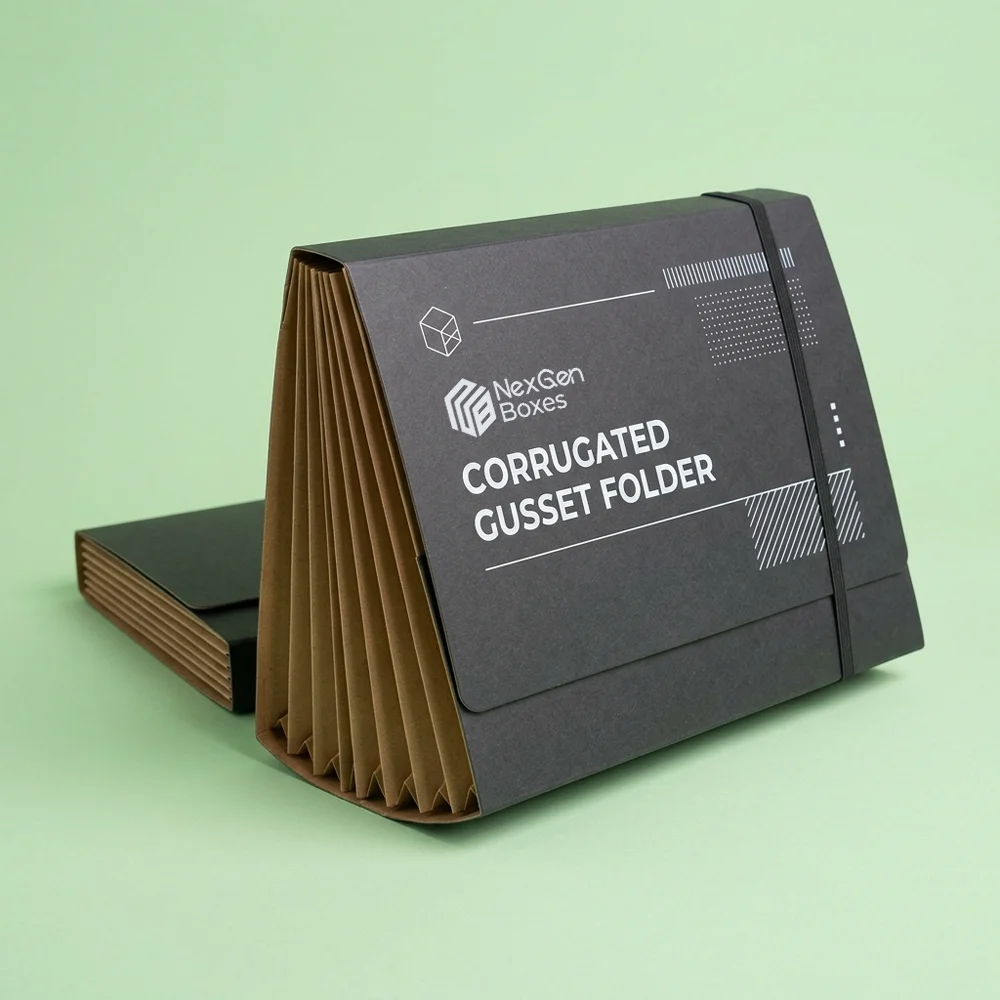 corrugated-gusset-folder-with-logo