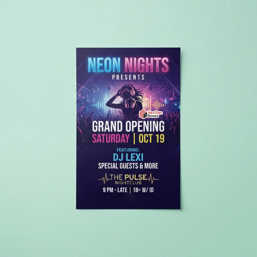 Custom Club Flyers Wholesale