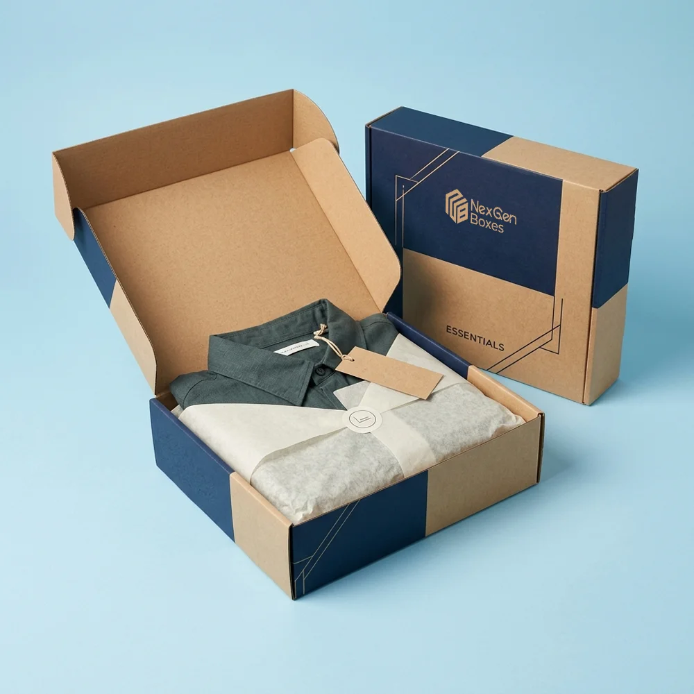 Custom Kraft Apparel Boxes