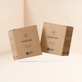 Kraft candle boxes