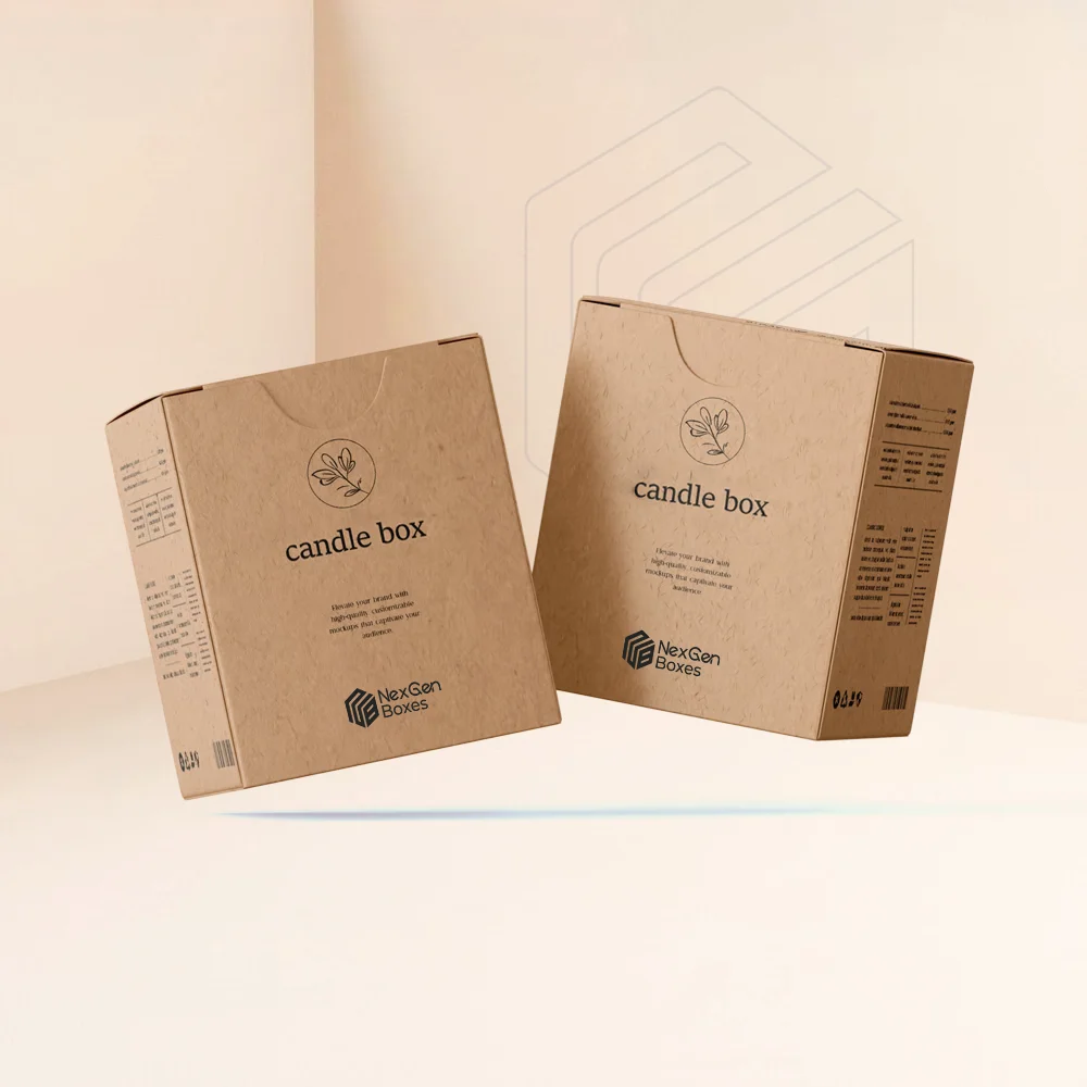 Custom Kraft Candle Boxes