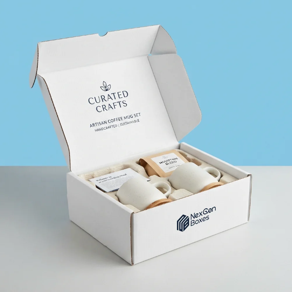 Custom White Corrugated Boxes