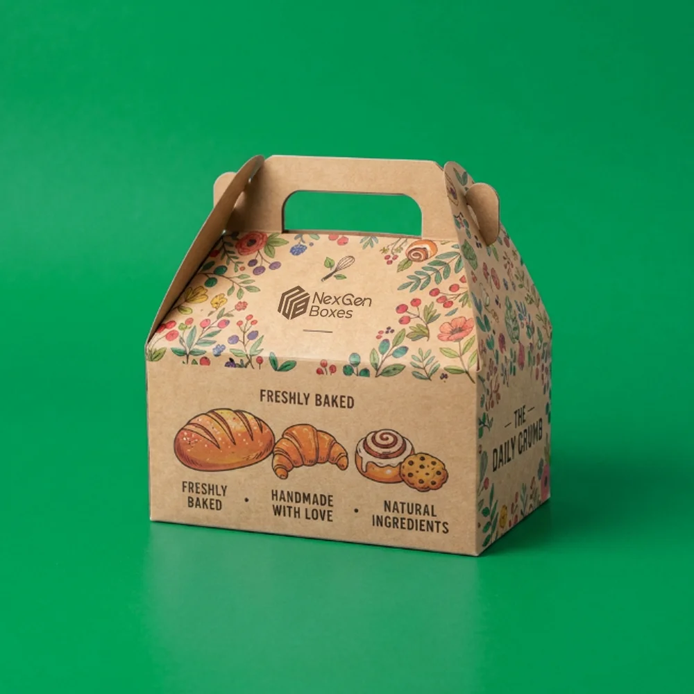 Eco Friendly Kraft Gable Boxes For Sustainable Packaging