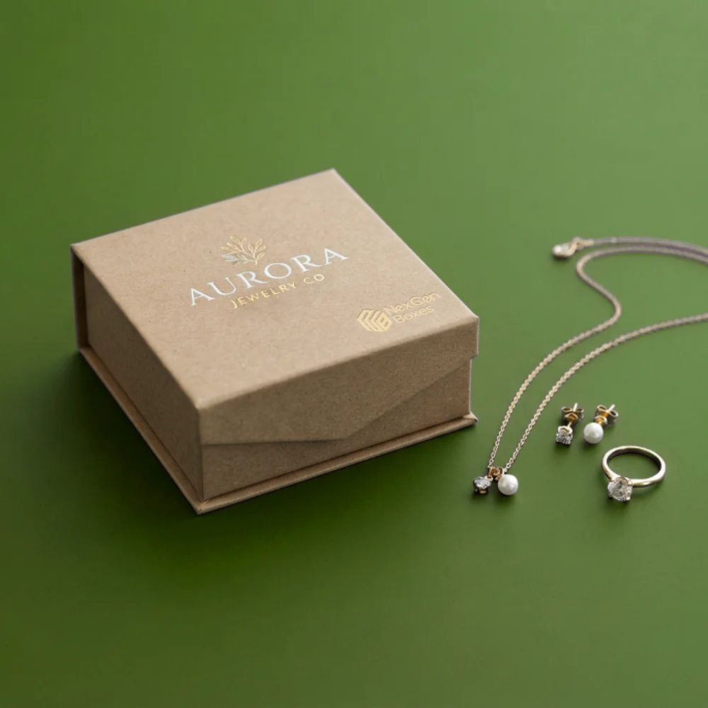 Eco Friendly Kraft Jewelry Boxes