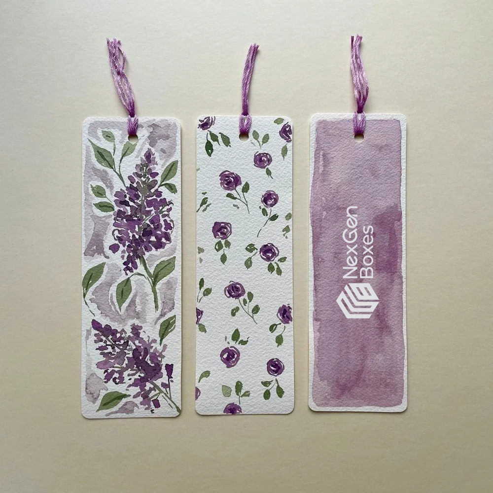 Eco friendly seed paper bookmarks