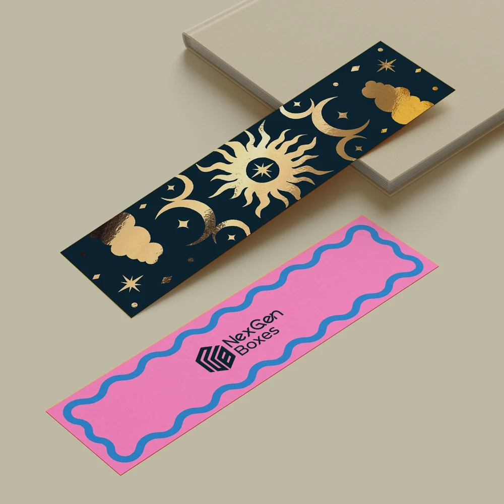 Gold foil bookmarks
