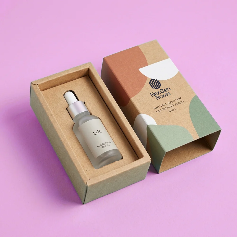 Kraft Cosmetic Packaging Boxes For Skincare Products