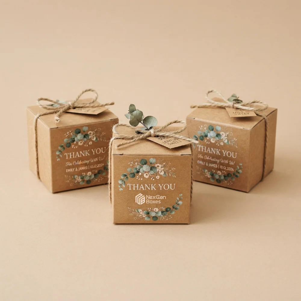 Kraft Favor Gift Boxes