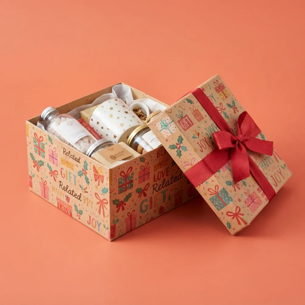 Kraft Gift Boxes With Lids For Secure Gift Presentation