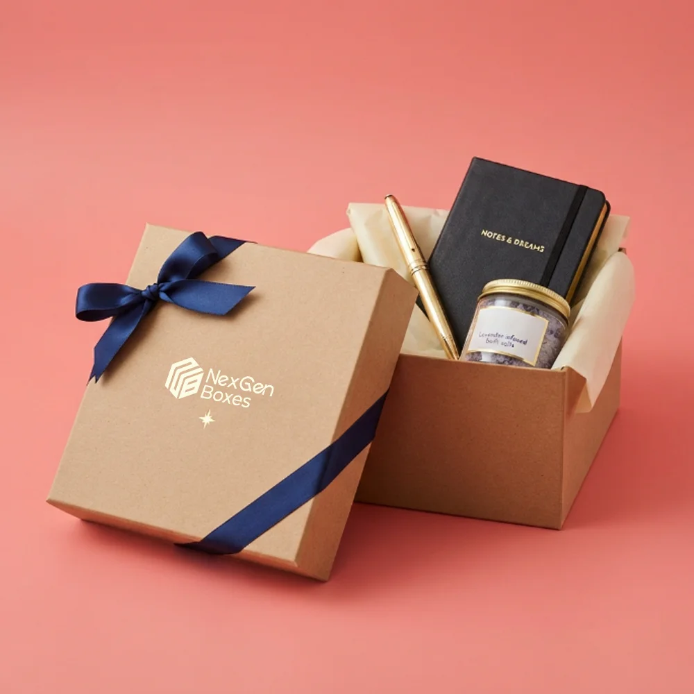 Kraft Gift Boxes For Stylish Gift Packaging