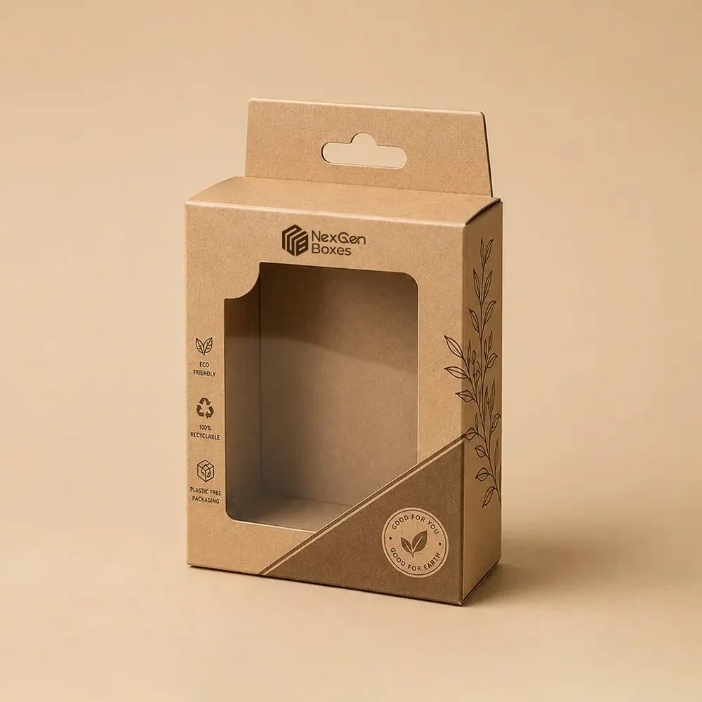 Kraft Window Packaging Boxes For Product Presentation