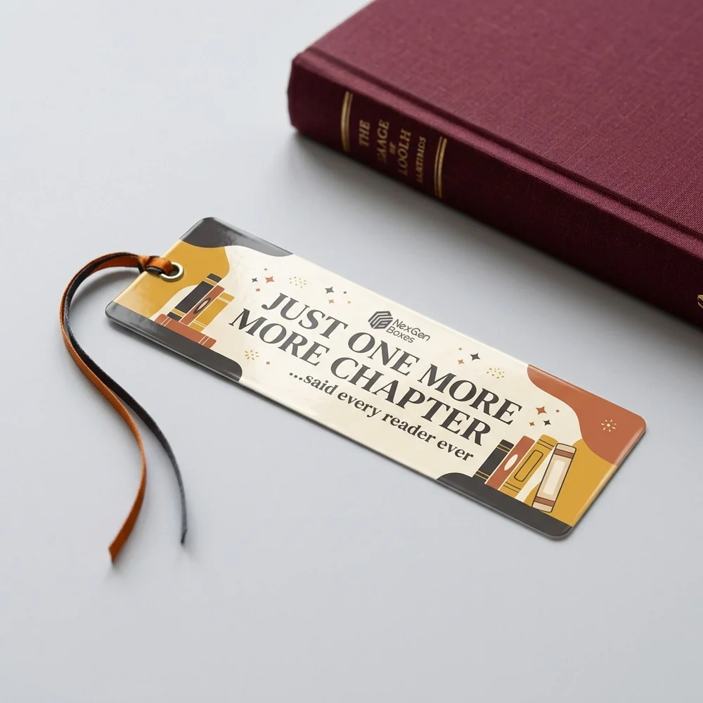 Laminated bookmarks with tassels