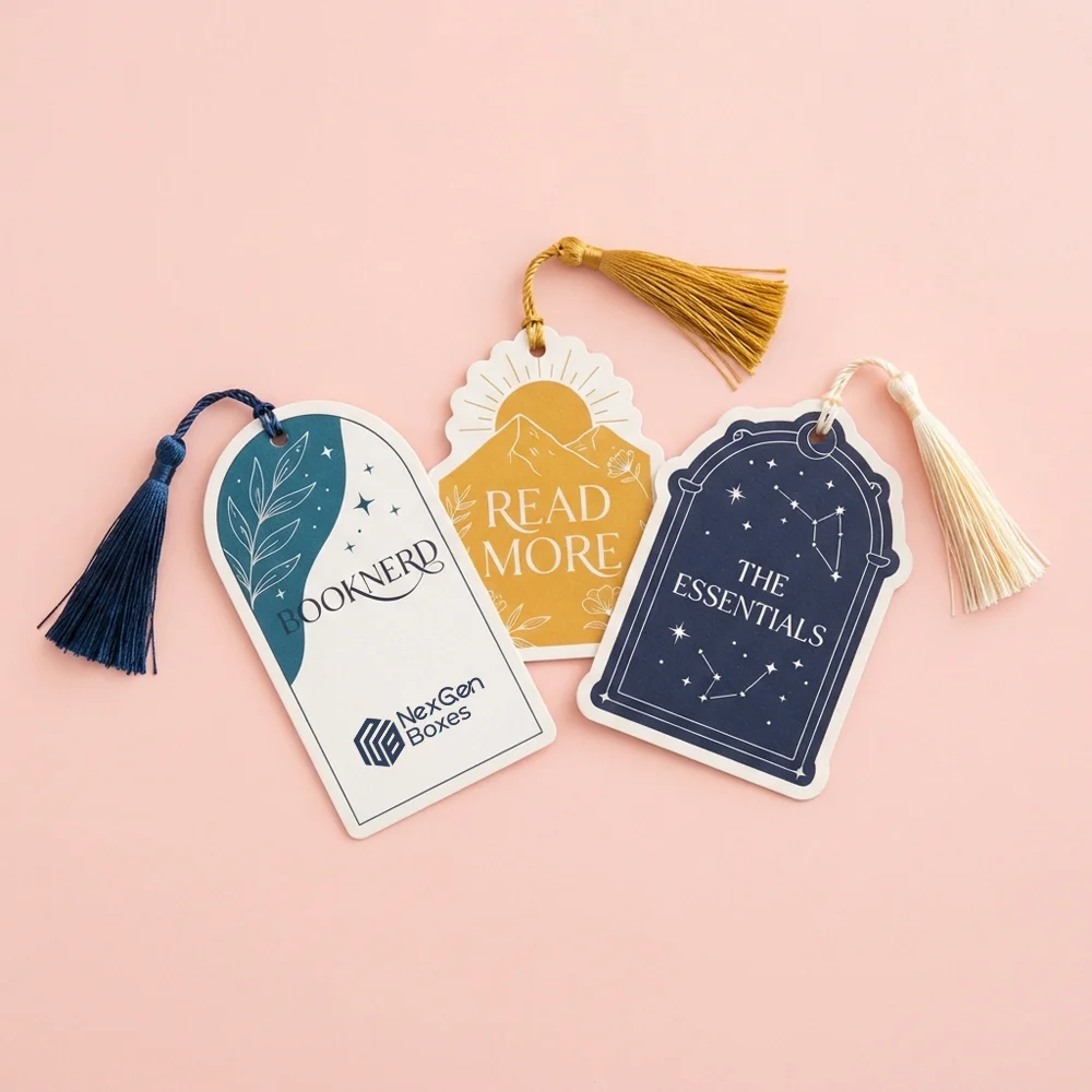 Laminated die cut bookmarks