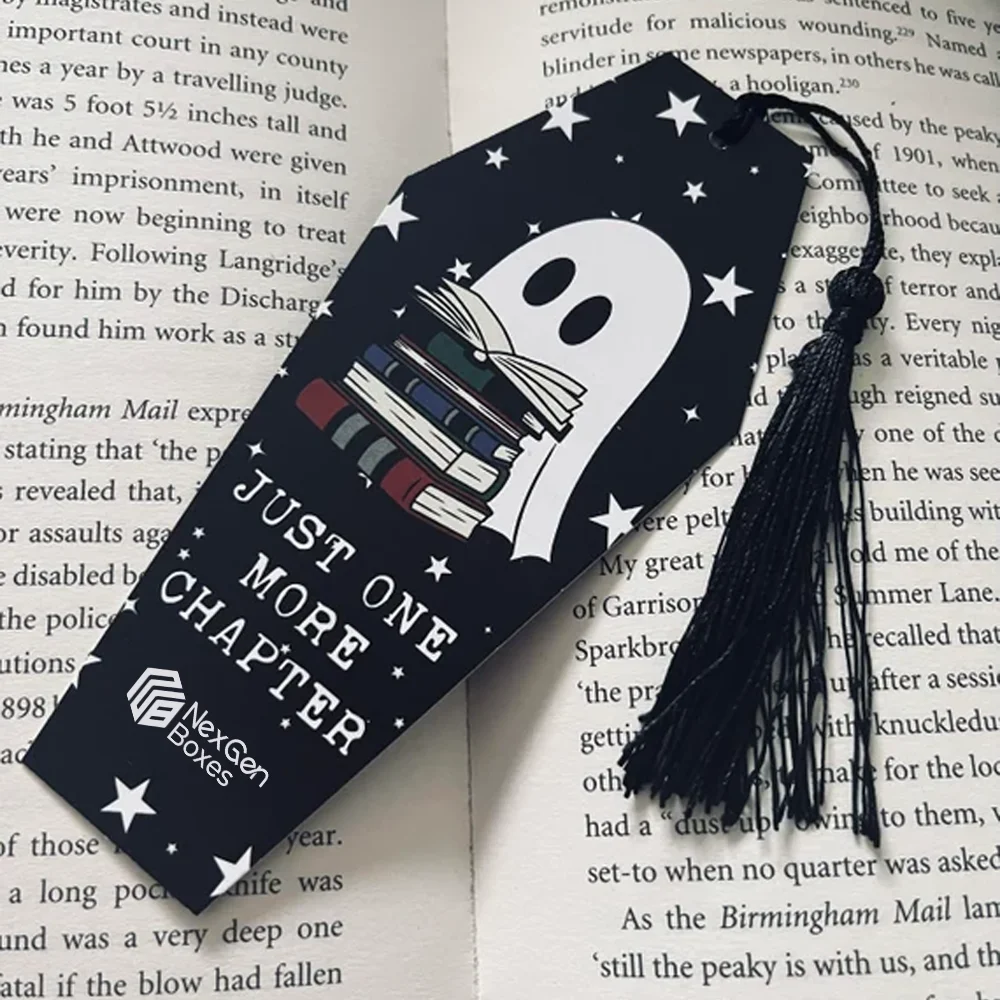 Laminated memorial bookmarks
